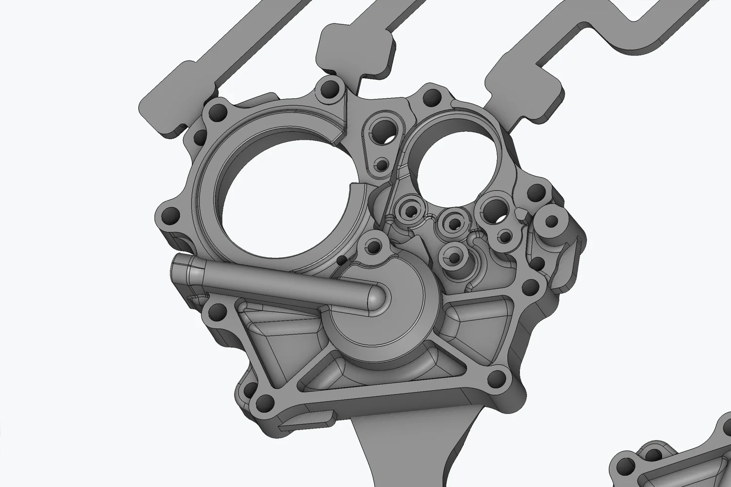 ภาพแบบ CAD จากตัวอย่างชิ้นงานที่อนุญาตไว้แล้ว